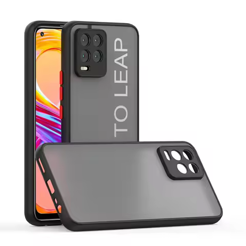 Case For OPPO Realme 8 Case 6.4'' Clear Bumper Coque Skin Feel Case For Realmi 8 Pro 4G 6.4'' Phone