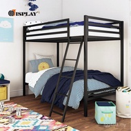 Iron Steel Frame Bed Apartment Upper Lower Bunk Bed Iron Frame Bed Bunk Bed Dormitory Upper Lower Be