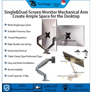 Monitor Stand Monitor Bracket Single&Dual Monitor Arm Support Up To 10 KG and 17-34 Inch Monitor