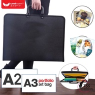 UNICORN Portfolio Bag, Artist Drawing & Architectural Bag A3/A2 Size | Document bag | Bag Lukisan