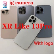 DIY Back Cover Housing for Xr to 13 Pro Back Battery Middle Frame Replacement For XR Like 13 Pro Hou