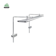 Bộ 2 Chân treo đèn week nhôm cao cấp | giá treo đèn TRÒN/DẸT cho bề cá bể thuỷ sinh