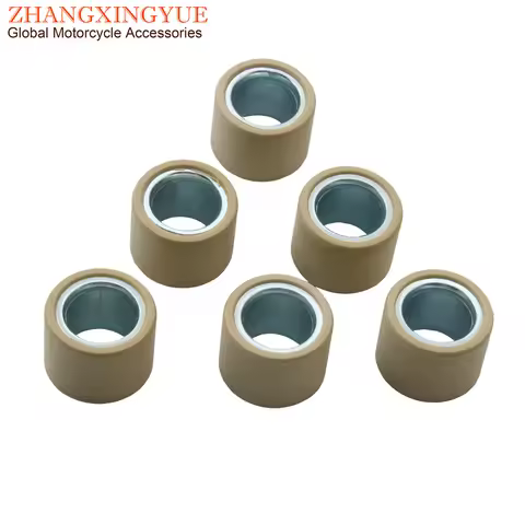 6PC Racing SH300 SH350 Variator Roller 16g 17g 18g 19g 20g 21g Weights 23x18mm For Honda Forza 300 3