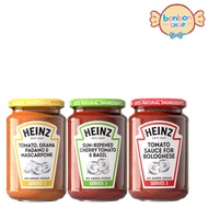 Heinz Pasta Sauces - Tomato Grana Padano Mascarpone / Sundried Cherry Tomato Basil / Bolognese - 350