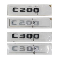 APP 3D ABS Black Chrome Car Lettering Stickers For C200 C300 W204 W205 W206 Emblem Badge Logo Letters Accessories
