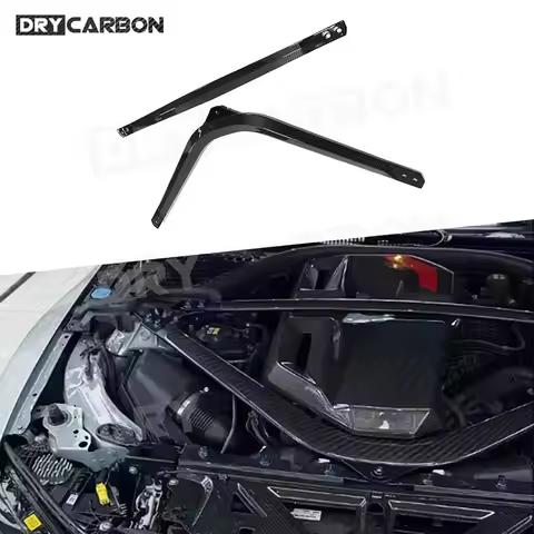 Dry Carbon Fiber Engine Bonnet Hood Engine Strut Brace Tower Bar for BMW G80 G81 M3 G82 G83 M4 G87 M