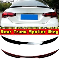 For Mercedes Benz A-Class Sedan W177 A180 A200 Body Kit Rear Trunk Spoiler Rear Trunk Wing Trunk Spo