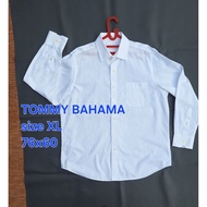 KEMEJA White Shirt TOMMY BAHAMA Long SleevePOLOS Original