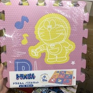全新無開過正版，少見景品多啦a夢Doraemon 拼圖款軟地墊1set 9塊