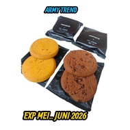 RATION TNI Profortis Biscuits ARMY Biscuits Chocolate Vanilla and Cheese Biscuits
