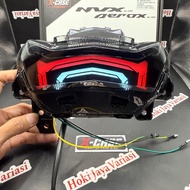 TOMBOL X-Case Stop Lamp Luma Tail Aerox New Nvx 2020 2024 Running RGB Connect Apk Plus Button Mode R