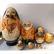 [Russian Doll]-Egg-Shaped 10-Floor Grandpa Hug Chicken Russian Doll