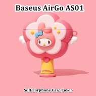 【Fast Shipment】 For Baseus AirGo AS01 Case Summer Style Cartoon Soft Silicone Earphone Case Casing N