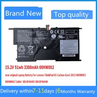 00HW002 00HW003 Laptop Battery For Lenovo ThinkPad X1 Carbon Gen3 2015 00HW003 SB10F46441 SB10F46440
