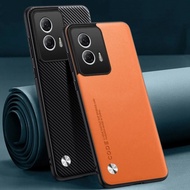 For Motorola Moto G85 Shockproof Luxury Matte PU Leather Cover Business Case