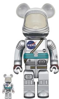 Be@rbrick project mercury astronaut 400% & 100%