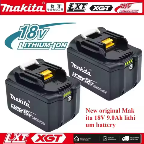 Makita 18V battery for Makita 18V 5/6/9Ah power tools The 18V Makita BL1860B rechargeable battery ca
