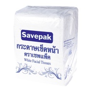 เซพแพ็ค กระดาษเช็ดหน้า 50แผ่นคู่ X 12 กระดาษชำระ กระดาษทิชชู่ SAVEPAK Napkin Tissue ( สินค้ามีตัวเลื