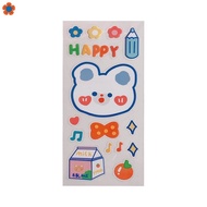 Cute Kawaii Tea Bear Hand AccountSticker DIY Suitcase Mobile Phone Laptop Cup Bag Notebook Diary Girls Stationery DY