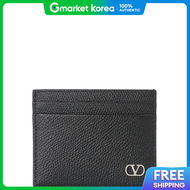 Valentino | Valentino 4Cc V-Logo Card Wallet 10 Black 8Y2P0Ap4Uag 0No