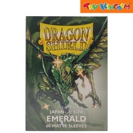 Arcane Tinmen Dragon Shield Emerald Matte 60 Japanese Size Card Sleeves Dragon Shield Sleeves