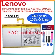 L16D2P31แบตเตอรี่เดิมสำหรับ Lenovo Tab4 Tab 4 10 / 10 REL / 10 PLUS TB X304L X304F x704F X704L X504F