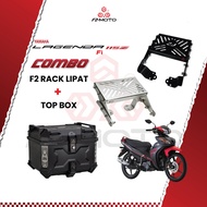 F2 Moto LAGENDA 115z Fi RACK LIPAT + F2-Moto TOP BOX SET