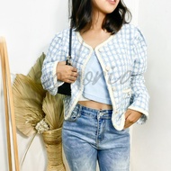 Ephoria | Yoona BLAZER | Premium Korean TWEED BLAZER | Blazer TWEED Women IMPORT