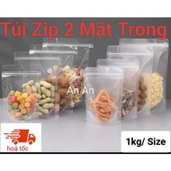 AN AN ZIP BAG - 2 INNER ZIP BAG - GOOD QUALITY ZIP BAG, BEAUTIFUL THICK TYPE 1