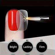 Gel Top Coat Matte Base Coat Set, Gel Nail Polish No Wipe Gel Base And Top Coat, Clear Top Coat And 