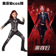 Halloween Children's Costume Black Widow cos Clothes Girl Game Dress Up Party Role Playing Costume S