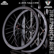 ล้อ JAVA รุ่น TOKEN C45R FULL CARBON Rim brake (น้ำหนักเบา 1.511 KGขอบล้อสูง 45 mm. ครอบคุมทั้งทางรา