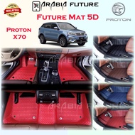 Proton X70 FUTURE Car Floor Mat 5D plus Carpet Anti-Dust Custom Made PU Leather SUV 1.8 TGDI Executive Premium X 70