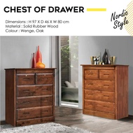 CHEST OF DRAWER / DRAWER CABINET / SOLID WOOD DRAWER CABINET / STORAGE CABINET / CLOTHES DRWER CABINET