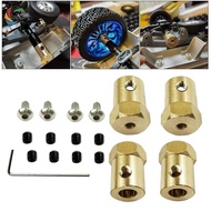 chulisia 4/set 5mm to 12mm Wheel Hub Extension Adaptor for WPL D12 RC Car Accessory