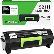 521H 52D1H00 Toner Cartridge Compatible Replacement for Lexmark 521H 52D1H00 for MS810 MS810n MS810d