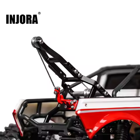 INJORA INJS2065-360 Waterproof 7KG Winch Servo & Tow Truck Crane Kit for 1/18 TRX4M