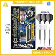 {FREE Flight + Shaft}  Red Dragon Dart  Luke Humphries TX1 Pioneer 90% Tungsten Alloy Steeltip Darts