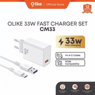 Olike CM33 Charger Head Adapter Support Xiaomi Mi Turbo Charger 33W with Warranty