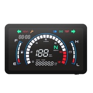 แผงเครื่องวัดความเร็วดิจิตอลมอเตอร์ไซค์แบบเต็มเครื่องวัดระยะทางดิจิทัลเมตรเครื่องวัดความเร็ว Assy เห