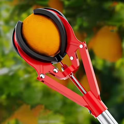 3 Claw Telescopic Fruit Harvesting Tool Adjustable Extension Pole Fruit Picker for Apple Mango Persi