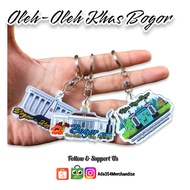GANTUNGAN SPECIAL SOUVENIRS FROM BOGOR CITY, WEST JAVA, INDONESIA, RAIN CITY, SALTY | Keychain | 2-S