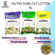 Nutri Purr Cat Litter / Pasir Kucing 5L [SHIP WITHIN 24 HOURS]