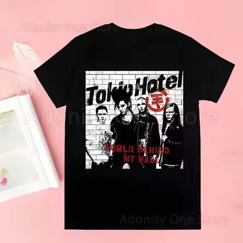 Rock Band Tokio Hotel Music Harajuku Print Unisex T-shirt Unisex Casual Shirt Short Sleeve Unisex T-
