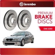 BREMBO Rear Discs (2pcs) - BMW E46 330i
