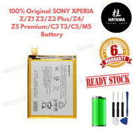 【HASHIRA】100% Original SONY XPERIA Z Z1 Z2 Z3 Plus Z4 Z5 Premium C3 T3 C5 M5 Battery