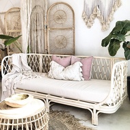 🔥Furniture insRattan Furniture Bohemian Double Sofa Bed Children's Japanese Rattan Chair Small Apart