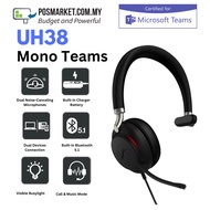 Yealink UH38 Mono Microsoft Teams USB Wired Headset (Yealink UH38 Mono Microsoft Teams Fon Kepala Be