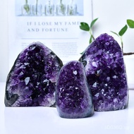 Factory Direct Supply Natural Amethyst Cave Amethyst Block Rough Stone Mineral Specimen Table Decora