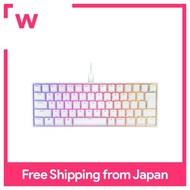 CORSAIR K65 RGB MINI 60% Mechanical Gaming Keyboard Cherry MX Switch Adopted White CH-9194114-JP Japanese Layout